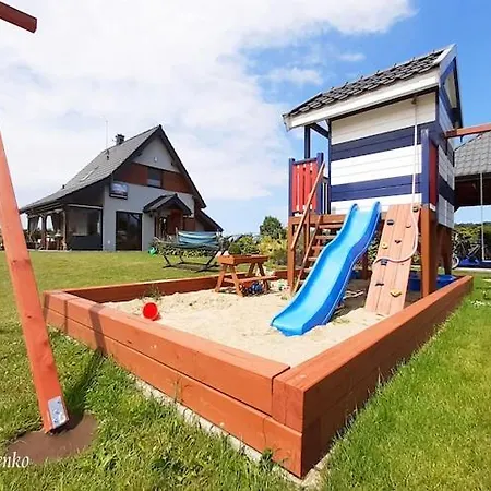 House Sauna Whirlpool Holiday home Mielenko
